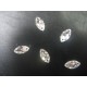 Crystal Marquis Sew On Flatback 12x6mm